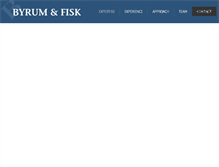 Tablet Screenshot of byrumfisk.com